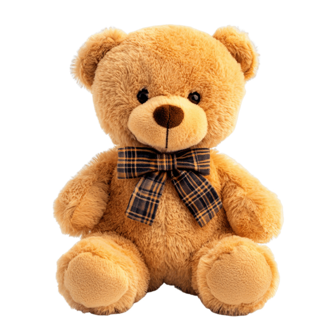 SOFT TOY TEDDY BEAR 12X24CM 0654/JW6604